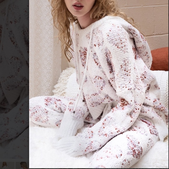 POL Hearts ♥️ Printed Lounge Top - Picture 4 of 7